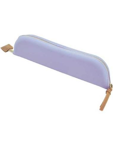 SOFT SILICONE PENCIL CASE - VIOLET