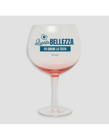 BICCHIERE BALLON MR. WONDERFUL - QUESTA BELLEZZA FA GIRARE LA TESTA