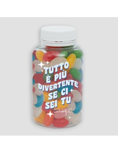 BARATTOLINO DI CARAMELLE MR. WONDERFUL - TUTTO E' PIU' DIVERTENTE
