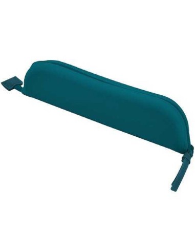 PENCIL CASE - SOFT SILICONE - PETROL BLUE