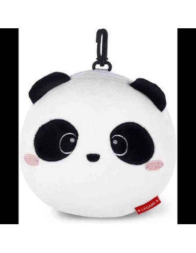 CUSCINO DA VIAGGIO CON MASCHERINA - PANDA