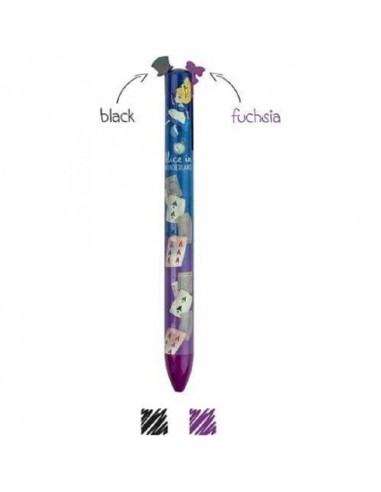 PENNA LEGAMI CLICK CLACK ALICE 2 COLORI NERO E FUCHSIA