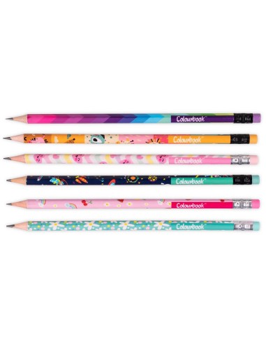 COLOURBOOK MATITA CON GOMMINA