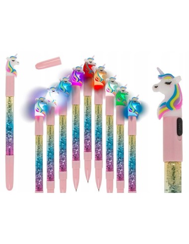 COLOURBOOK PENNA UNICORNO LUMINOSA GLITTER