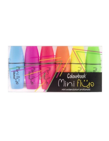 COLOURBOOK EVIDENZIATORI MINI-FLUO PROFUMATI