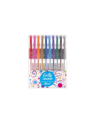 COLOURBOOK GELLY METAL 10 PEZZI