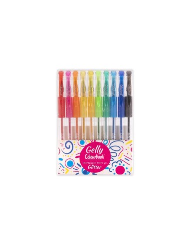 COLOURBOOK GELLY GLITTER 10 PEZZI