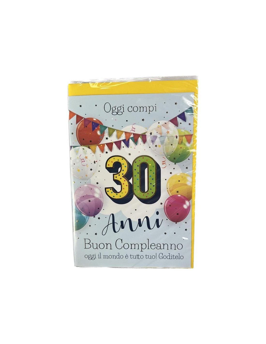 BIGLIETTO D'AUGURI 30 ANNI