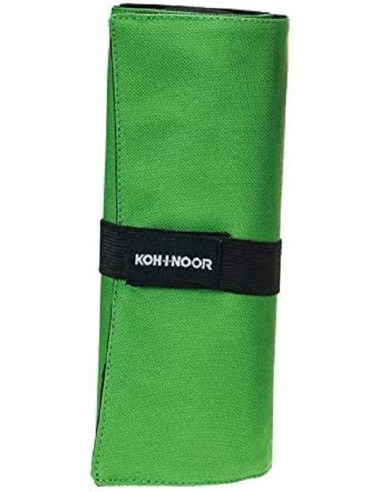 ASTUCCIO ARROTOLABILE DA 24 SCOMPARTI + BUSTINA CON CERNIERA VERDE