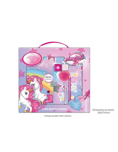 DIARIO SEGRETO LUMINISO UNICORNO