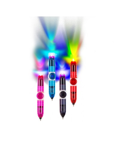 GYRO SPINNER PEN CON LUCE LED 