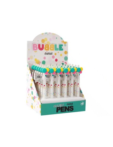 PENNA A SCATTO CANCELLINA ITOTAL CON TOPPER BOLLE