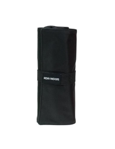 ASTUCCIO ARROTOLABILE DA 24 SCOMPARTI + BUSTINA CON CERNIERA NERO