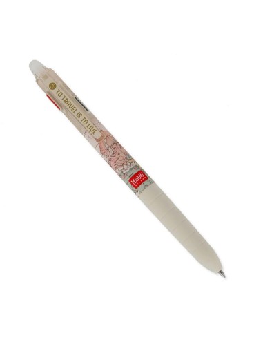 PENNA GEL CANCELLABILE 3 COLORI - TO TRAVEL IS TO LIVE