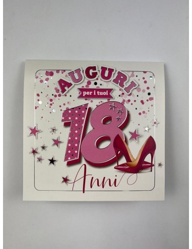 BIGLIETTO D'AUGURI POP UP SONORO ''PARTY ROCK ANTEM'' - 18 ANNI