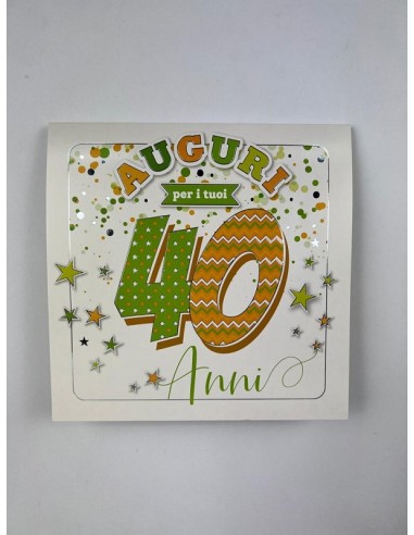 BIGLIETTO D'AUGURI POP UP SONORO ''CHILDREN'' - 40 ANNI