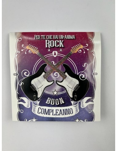 BIGLIETTO D'AUGURI POP UP SONORO ''SMOKE ON THE WATER'' - COMPLEANNO