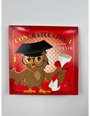 BIGLIETTO D'AUGURI POP UP SONORO ''L'AMOUR TOUJOUR'' - LAUREA