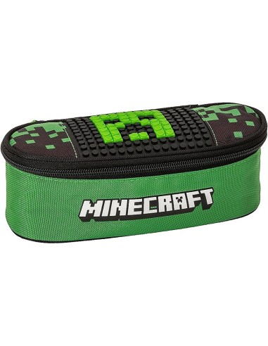 ASTUCCIO OVALE ORGANIZZATO GREEN MINECRAFT