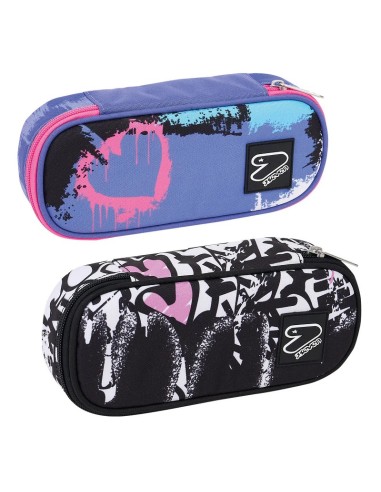 PENCIL BAG ROUND PLUS GRS SEVEN FLASHING COLOR