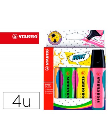ASTUCCIO STABILO BOSS SPLASH DA 4