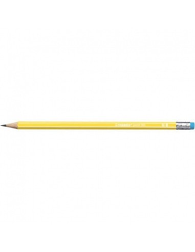MATITA STABILO HB CON GOMMA - PENCIL 160 GIALLA