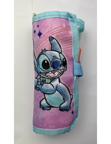 ASTUCCIO ARROTOLABILE 12 PENNARELLI DISNEY STITCH - ROSA/AZZURRO