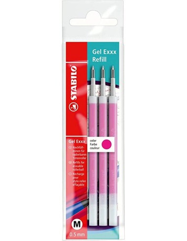 RICARICA PER PENNA STABILO GEL EXXX 0,5 TURCHESE 6/051-3-01
