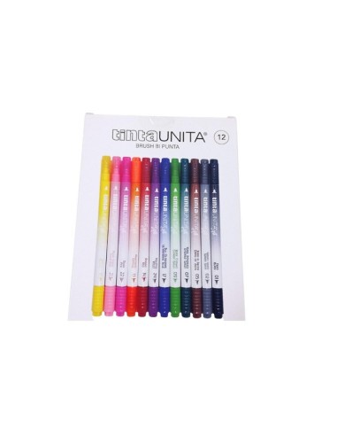 PENNARELLI BRUSH TINTA UNITA CONF. DA 12