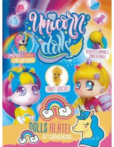 ALBUM GIOCA E IMPARA UNICORN DOLLS
