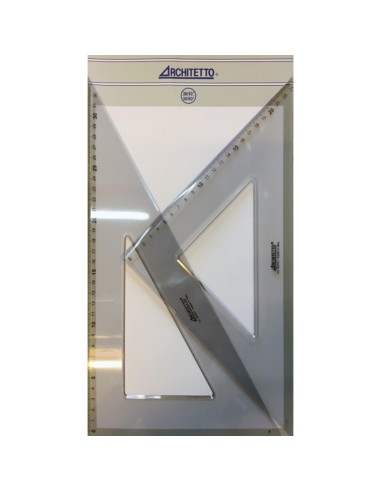 COPPIA DI SQUADRE 36cm ARCHITETTO