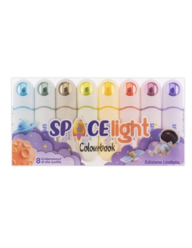 SET EVIDENZIATORI COLOURBOOK SPACE LIGHT LIMITED EDITION - CONF. DA 8