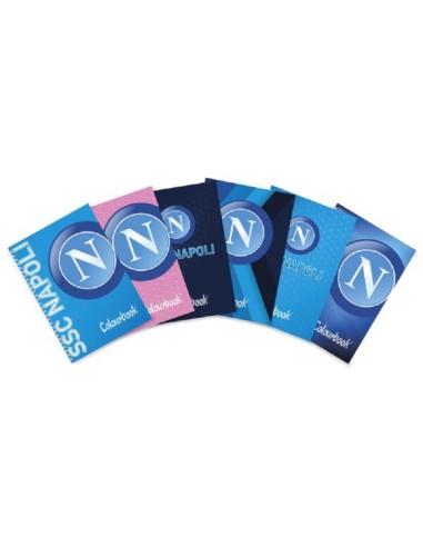 QUADERNO A5 SPIRALATO 80 FG. RIG. 1R - SSC NAPOLI