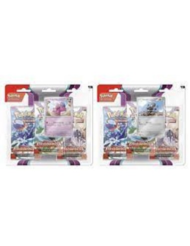 POKEMON SCARLETTO E VIOLETTO - BLISTER DA 3 BUSTINE + 1 CARTA PROMO