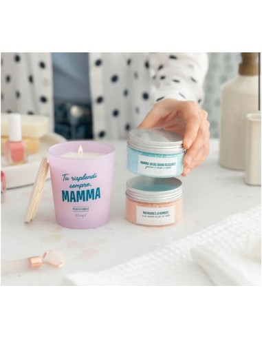 Kit di coccole per mamma – Sali da bagno + candela