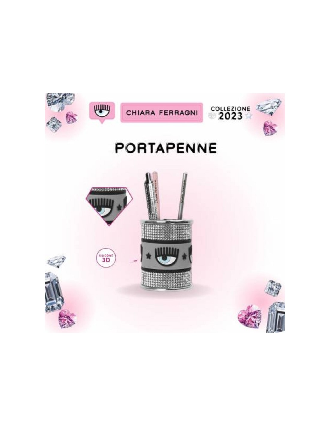 PORTAPENNE DA SCRIVANIA - CHIARA FERRAGNI