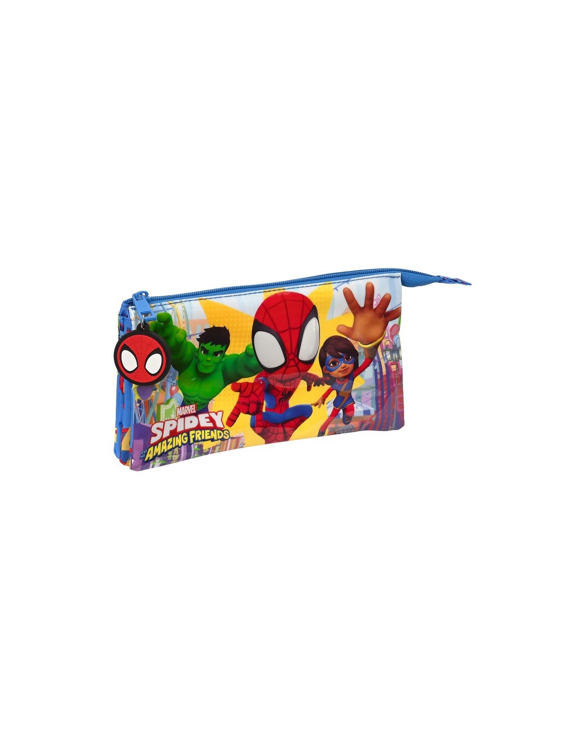 ASTUCCIO SPIDERMAN DOPPIA TASCA - SPIDEY AMAZING FRIENDS