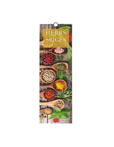 CALENDARIO LEGAMI 16x49 - HERBS E SPICES