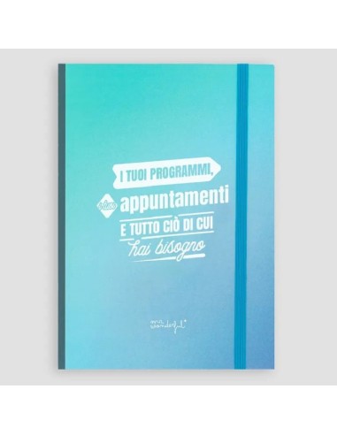 QUADERNO MR. WONDERFUL CON NOTE ADESIVE BLU