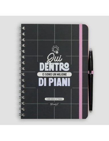 PLANNER MR. WONDERFUL CON FOGLI CANCELLABILI