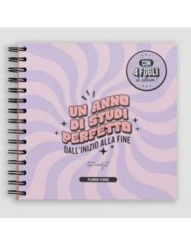 PLANNER STUDIO MR. WONDERFUL - UN ANNO DI STUDI