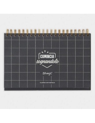 PLANNER SETTIMANALE SPIRALATO - SOGNA