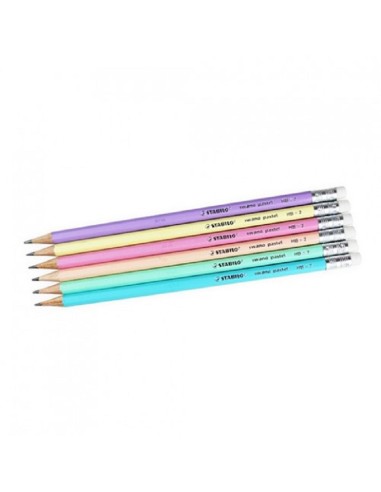 MATITA STABILO SWANO PASTEL HB2 GIALLO 4908/01-HB