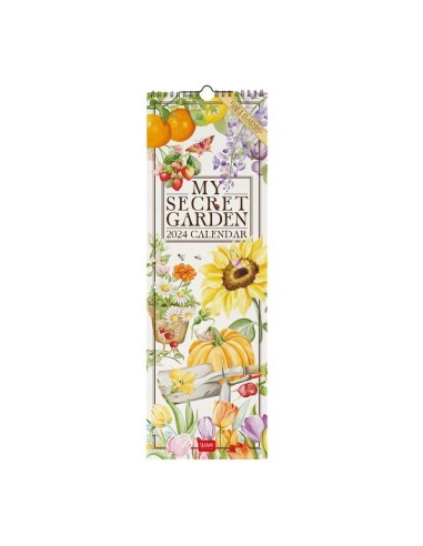 CALENDARIO LEGAMI 16x49 - MY SECRET GARDEN