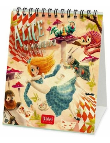 CALENDARIO DA SCRIVANIA LEGAMI 12x14,5 - ALICE IN WONDERLAND