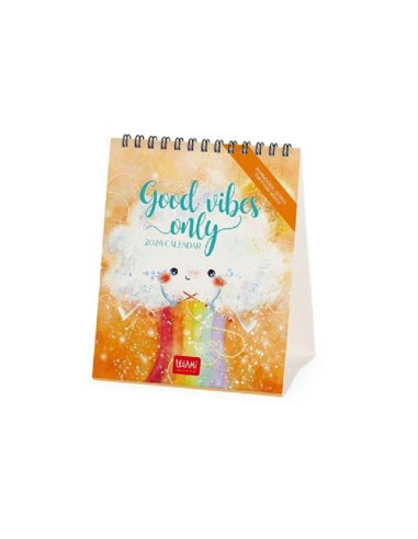 CALENDARIO DA SCRIVANIA LEGAMI 12x14,5 - GOOD VIBES ONLY
