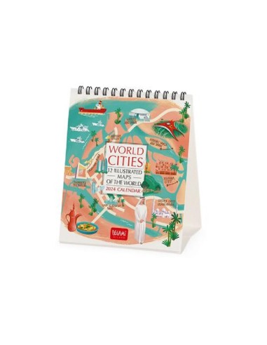 CALENDARIO DA SCRIVANIA LEGAMI 12x14,5 - WORLD CITIES