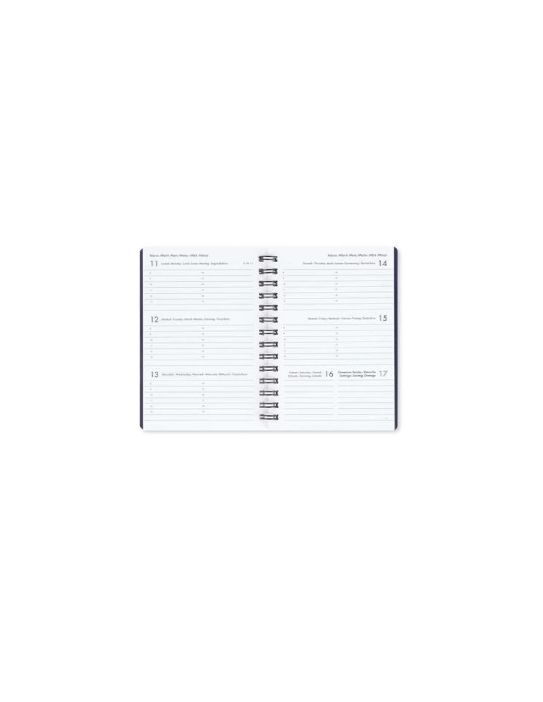 AGENDA SETTIMANALE 12 mesi 2024 LEGAMI POSITIVE VIBES 21X15 LARGE