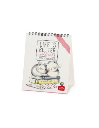 CALENDARIO DA SCRIVANIA LEGAMI 12x14,5 - SKETCHY CATS