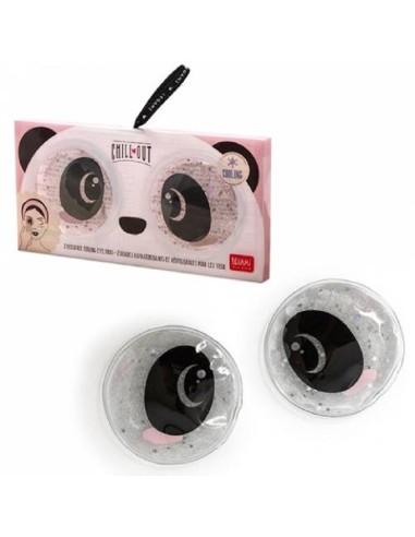 2 DISCHETTI OCCHI RINFRESCANTI E RIUTILIZZABILI - PANDA 